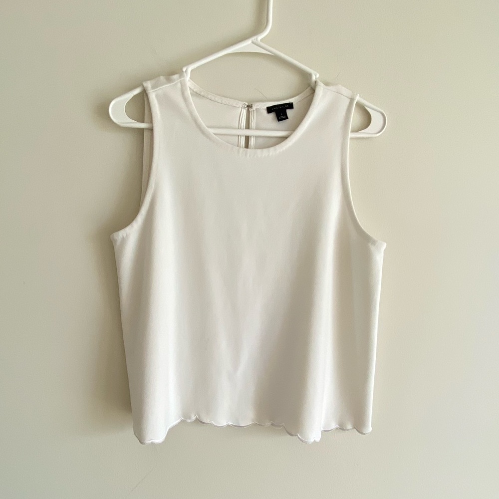 Ann Taylor Crop Blouse S